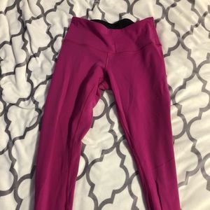 Reversible Lululemon wunder under leggings